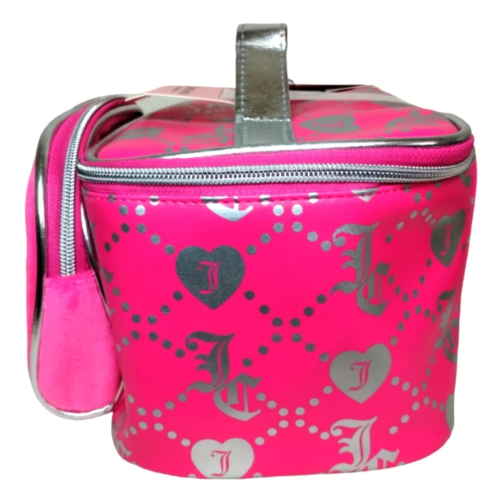 Juicy Couture Make Up Train Case Bag Set